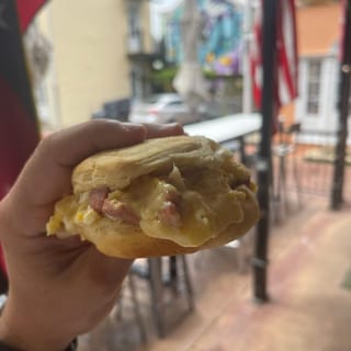 Biscuit Egg Turkey Ham And Cheese (Breakfast Until 1PM)